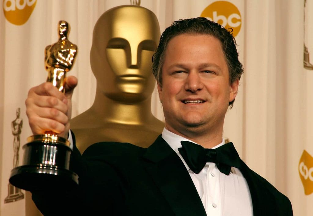 Florian Henckel von Donnersmarck with the Oscar